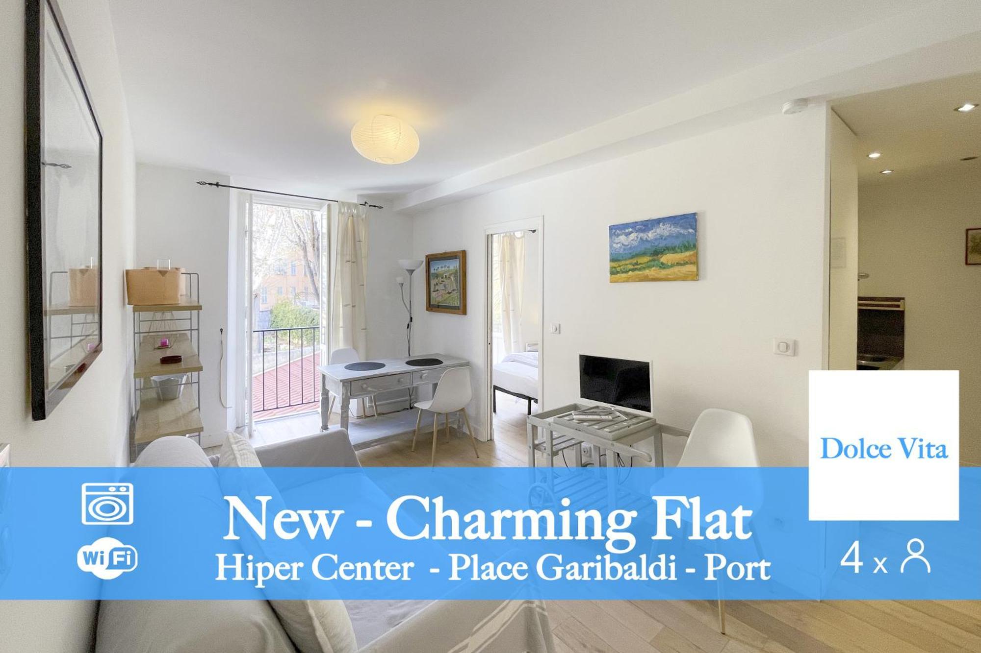 Cassini 4 Pers Super Centrale Wifi Apartment Nisa Exterior foto